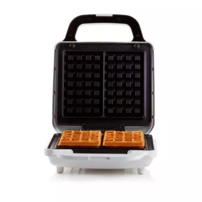 Gaufrier DOMO DO9222W: 900W, Revêtement anti-adhésif, Thermostat réglable