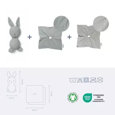 Doudou Bébé You&Me: Réversible et Réconfortant, Vert