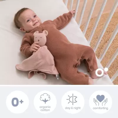 Doudou Bébé You&Me - Réversible et Réconfortant - Rose