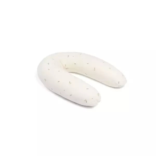 doomoo Coussin de Grossesse & d'Allaitement 2 en 1 Twisty - Ultra Confort - Remplissage Microbilles ultra-fines, Creme