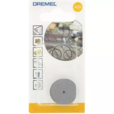 Kit de 4 disques émeri DREMEL 425 pour polissage Ø 22,5mm