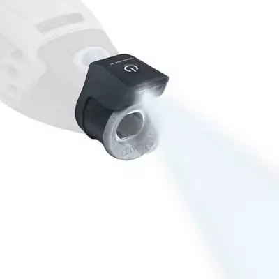 Module d'éclairage Dremel LM1 LED 360° Noir et Gris - Accessoire Machine Outil