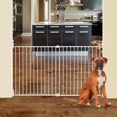 Barrière de sécurité BROADWAY Gro Gate - Blanche - L 76/134,5 x H 76 cm