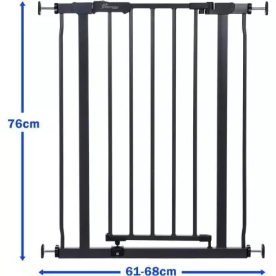 Barriere de sécurité DREAMBABY AVA - Montée par pression - Anthracite
