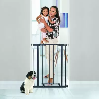 Barriere de sécurité DREAMBABY AVA - Montée par pression - Anthracite