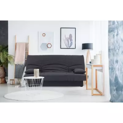 Banquette clic clac 3 places gris anthracite - DREAM - Style Contemporain