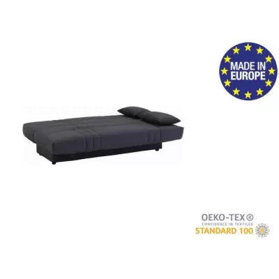 Banquette clic clac 3 places gris anthracite - DREAM - Style Contemporain