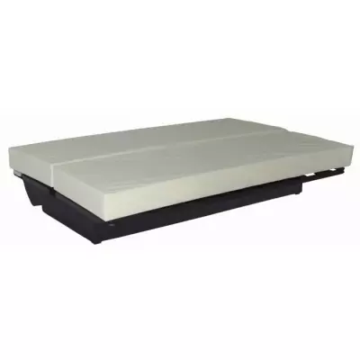 Banquette clic clac 3 places gris anthracite - DREAM - Style Contemporain