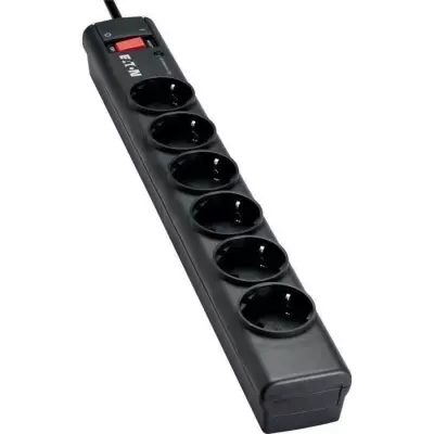 Multiprise/Parafoudre EATON PS6D - 6 prises DIN - Noir