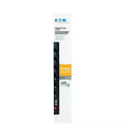 Multiprise/Parafoudre EATON PS6D - 6 prises DIN - Noir