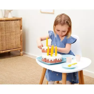 Gâteau d'anniversaire ECOIFFIER Vert Azur - Joyeux anniversaire