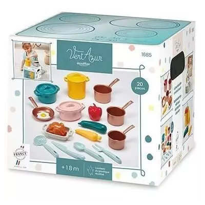Ensemble de casseroles - Vert Azur ECOIFFIER - Cuisine Fun