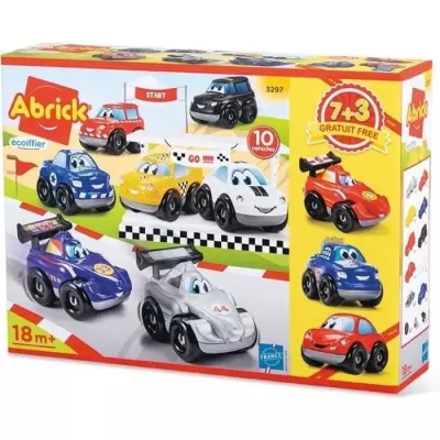 Coffret de véhicules - ECOIFFIER - Fast Car - 10 véhicules interchangeables