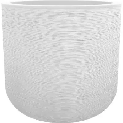 Pot de fleur design 40 cm Graphit'Up - Blanc cérusé