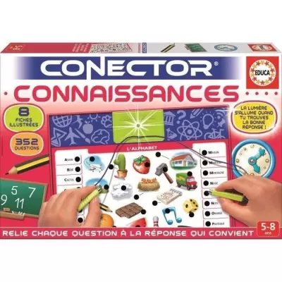 Jeu Scientifique Connexions Éducatives: Questions-Réponses (26x39x6 cm)