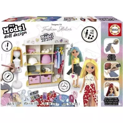 Concevez votre propre poupée avec le Jeu de Mode EDUCA - Fashion Atelier