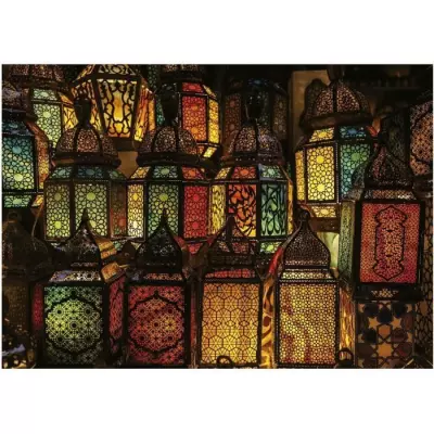 Puzzle 1000 pièces COLLAGE DE LANTERNES - Educa - Nature morte et objets