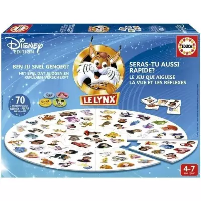 Jeu d'images Disney - EDUCA - Lynx (70 Images) - Jeu de société