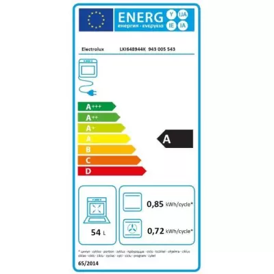 CUISINIERE ELECTROLUX 3 foyers - Induction - Pyrolyse