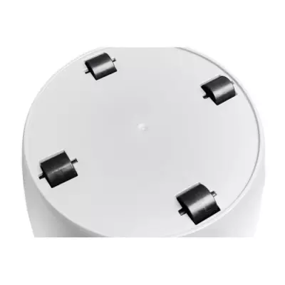 Pot de fleurs ELHO Brussels avec roues - Blanc - Ø 47 x H 44 cm - intérieur