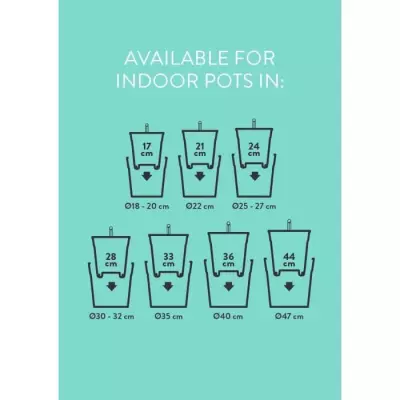 Pot de fleurs Elho auto-arrosant 44 - Noir - Ø 43 x H 39 cm - accessoires eco-friendly