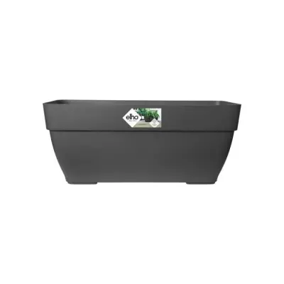 Bac à fleurs Elho Vibia Campana pour Terrasse - Noir - 100% recyclé