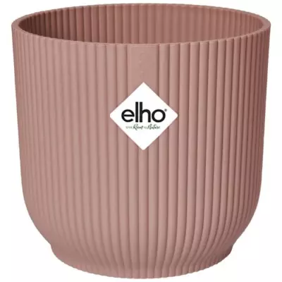 Pot De Fleurs Rond VIBES - Ø22 - Rose poudré - Hauteur 21cm