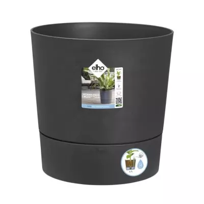 Pot de fleur Elho Plastique Rond Gris Charbon Ø 34.5 x H 34.1 cm 35 L