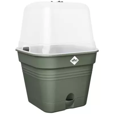 Pot De Fleurs Carré GREEN BASICS - Ø20 - Vert Feuille
