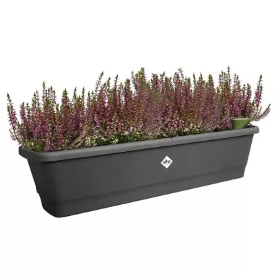 Pot de fleur Elho Noa Balconniere XL - Noir - 100% recyclé