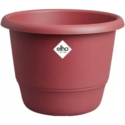 Pot de fleurs ELHO - Amiga Rond 47 Rouge - Ø 47 x H 35 cm - Extérieur