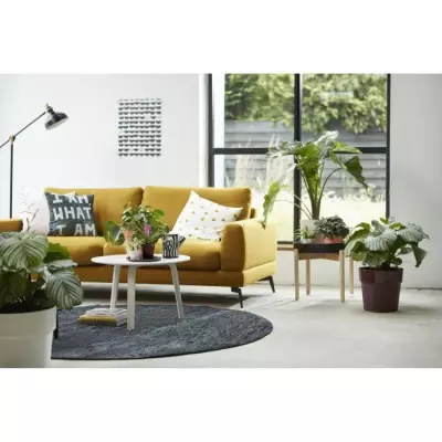 Jardinière Original Rond 25 ocre - Dimensions compactes Jardinière Original Rond 25 ocre - Dimensions compactes