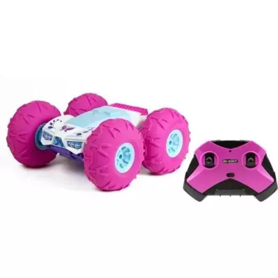 Voiture RC 360 Tornado rose, batteries - Exost - Tout terrain à 360°