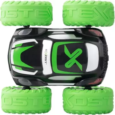 Voiture télécommandée 360 Cross Jaune a Batterie - Exost, Fun et Maniable