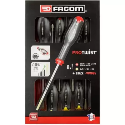 Coffret de 8 Tournevis Protwist FACOM - Précision Made in France