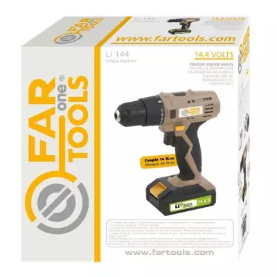 Perceuse sans fil FARTOOLS ONE LI 144 - 14,4V - 1,3Ah