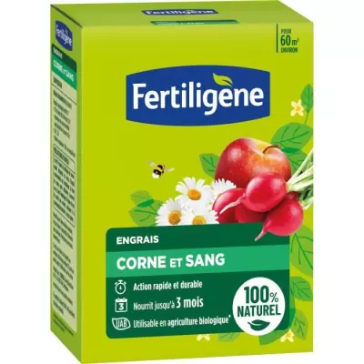 Engrais Corne et Sang 3 kg - Action rapide et durable - Nourrit jusqu'à 3 mois