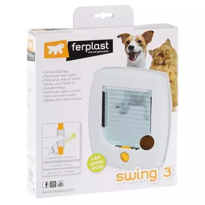Chatiere Swing 3 Porte pour chats - Compact et pratique