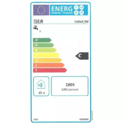 Chauffe Eau Electrique 150L Horizontal Swing ISEA - Anode Magnésium - Blanc