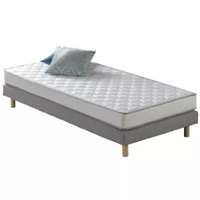 Matelas 90x190 cm - Mousse - Ferme 14 cm - 5 zones de confort