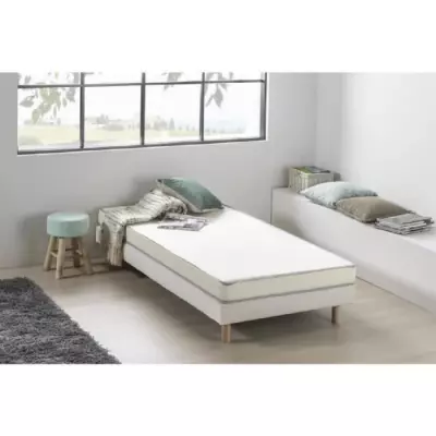 Matelas mousse 90x200 cm DEKO DREAM Kietoa - Confort ferme - Livré roulé
