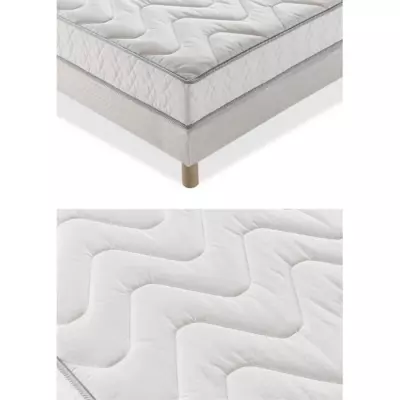 Ensemble matelas + sommier UNELMA 90x190 - Mémoire de forme - 5 zones