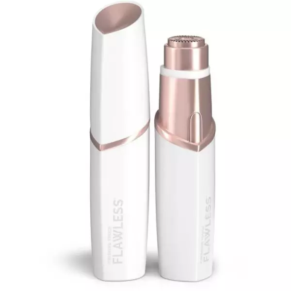 Éliminateur de Duvet Visage Rechargeable par USB - FLAWLESS FINISH - Flawless Face - Doux et sans danger - Blanc