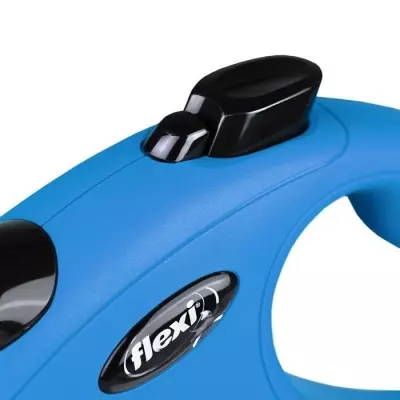 Laisse sangle TRIXIE flexi New CLASSIC - Bleu 5m