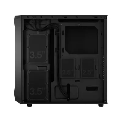Boîtier PC FRACTAL DESIGN Focus 2 Black Solid - Compact et élégant
