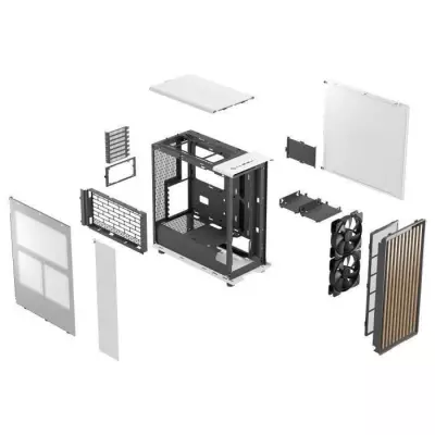Boitier PC FRACTAL DESIGN - Blanc craie nordique