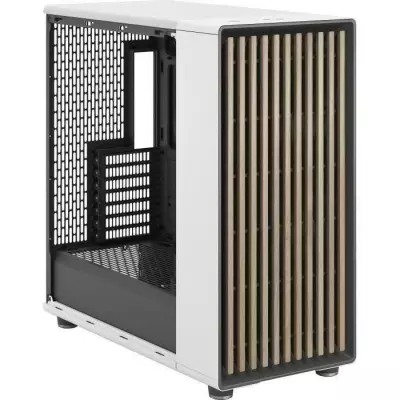 Boîtier PC FRACTAL DESIGN North XL Chalk White - Élégant design bois & alliage