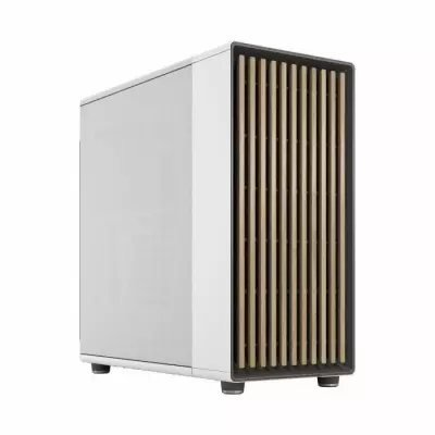 Boîtier PC FRACTAL DESIGN North XL Chalk White - Élégant design bois & alliage