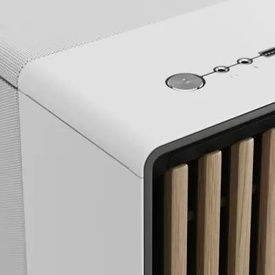Boîtier PC FRACTAL DESIGN North XL Chalk White - Élégant design bois & alliage