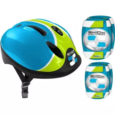 Set de protections 3 en 1 pour cycle, roller et skateboard - SKIDS CONTROL